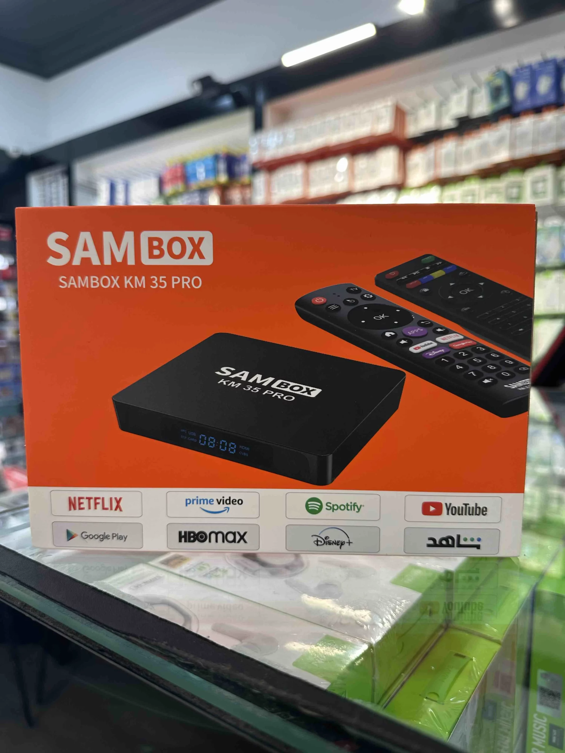 sambox-km35-pro-box-tv-android-chez-vayno-tunisie Box TV Android SAMBOX KM35 Pro – Compacte et performante