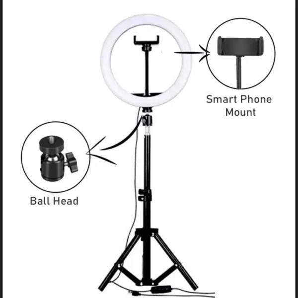 LED Ring Light 36cm avec Trépied