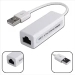 Adaptateur USB 2.0 vers RJ45 Ethernet.