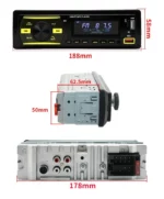Car MP3 Player Multifonction Bluetooth 925.