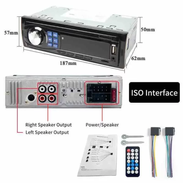 Poste radio voiture Bluetooth USB MP3 AUX CDX-1383